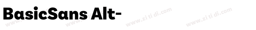 BasicSans Alt字体转换 BasicSans Alt字体转换